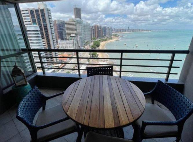 Flat Iate Plaza Na Beira Mar Com Vista Mar Appartement Fortaleza  Buitenkant foto