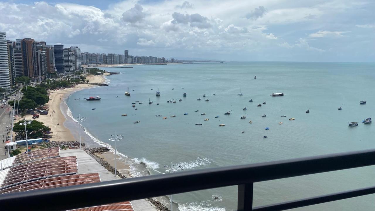 Flat Iate Plaza Na Beira Mar Com Vista Mar Appartement Fortaleza  Buitenkant foto